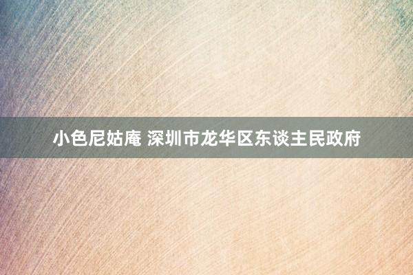 小色尼姑庵 深圳市龙华区东谈主民政府